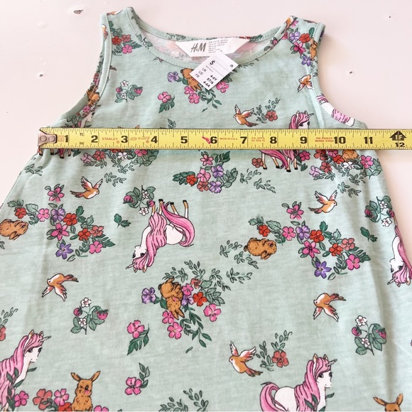 New Cotton Jersey Dress Forest Animals Print NWT - Picture 8 of 11